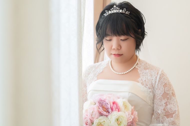 小さな結婚式表参道店♪　オーバーカラードレス?